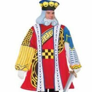 King of Cards Adult Costume, runs large